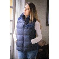 Mouwloze bodywarmer Pénélope Sonia Marineblauw