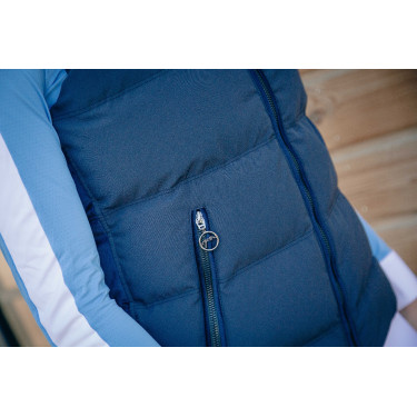 Mouwloze bodywarmer Pénélope Sonia Marineblauw