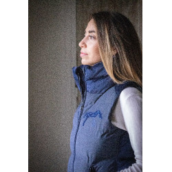 Mouwloze bodywarmer Pénélope Sonia Marineblauw