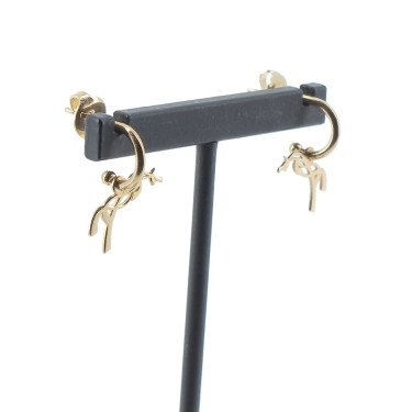 Boucles d'oreilles Créoles Pénélope Léonie Dorée