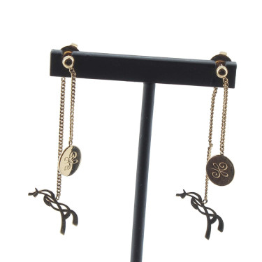 Boucles d'oreilles Pénélope Yuna Dorée