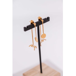 Boucles d'oreilles Pénélope Yuna Dorée