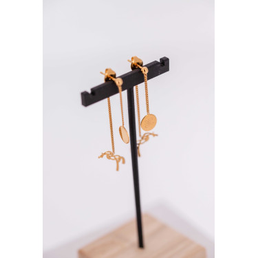 Boucles d'oreilles Pénélope Yuna Dorée