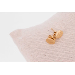 Boucles d'oreilles poussoir Pénélope Lou Arabesque Dorée