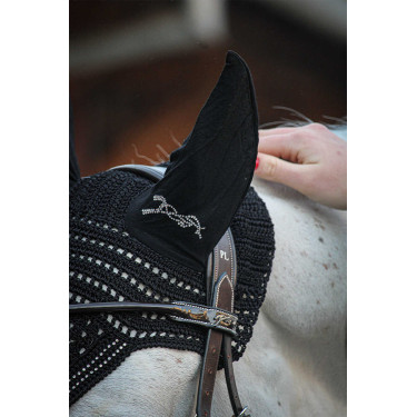 Paardenoornet New Strass Pénélope Zwart
