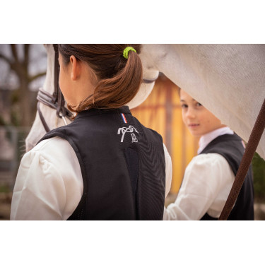 Gilet airbag Pénélope Airlight 2 enfant Noir