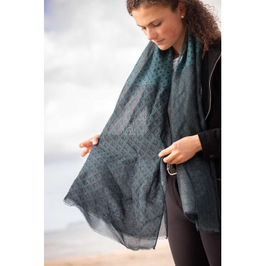 Stola Alix Pénélope Zwart / eendblauw