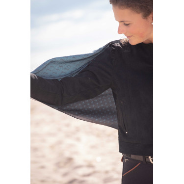 Stola Alix Pénélope Zwart / eendblauw