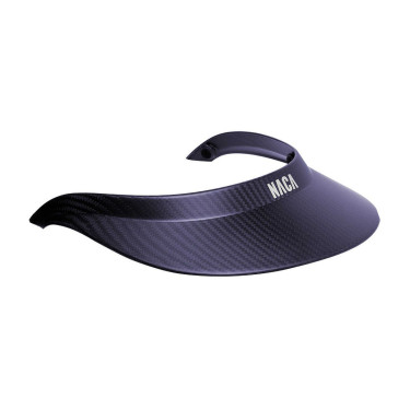 Visière pour casque NACA XL Carbone bleu mat Visière pour casque NACA XL Carbone bleu mat