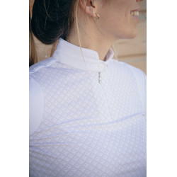 Polo wedstrijd Sevilla Pénélope lange mouwen Wit