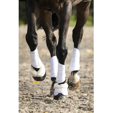 Gesloten peesbeschermers Lami-Cell V22 Brushing boots Wit