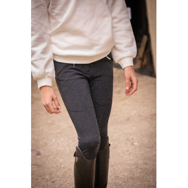 Pantalon d'équitation Romy Pénélope enfant Gris chiné