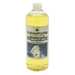 Le Shampooing pour Chevaux blancs et gris du Maréchal