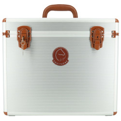 Coffre de pansage Equithème Je t'aime Argent Coffre de pansage Equithème Je t'aime Argent