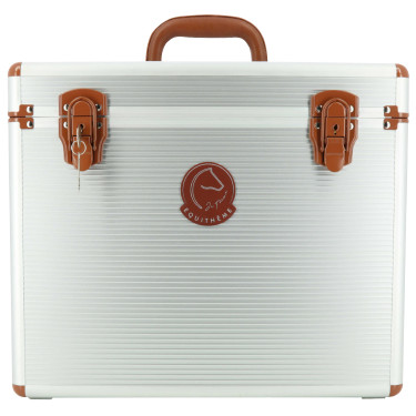 Coffre de pansage Equithème Je t'aime Argent Coffre de pansage Equithème Je t'aime Argent