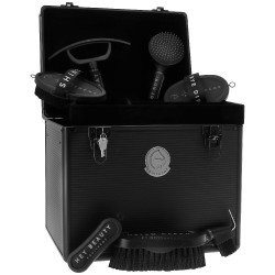 Coffre de pansage Equithème Je t'aime Noir