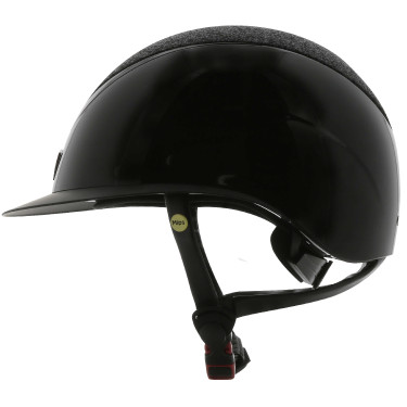 Casque Equithème Wings Noir brillant lamé