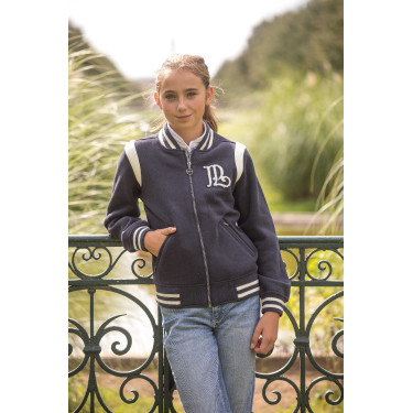 Sweat Pénélope University Marine / off white Bleu marine