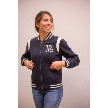 Sweat Pénélope University Marine / off white Bleu marine