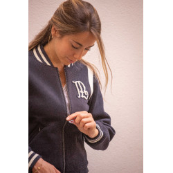 Sweat Pénélope University Marine / off white Bleu marine