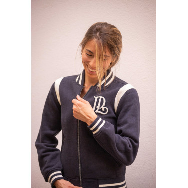 Sweat Pénélope University Marine / off white Bleu marine