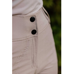 Pantalon Equithème Queen femme Taupe Marron
