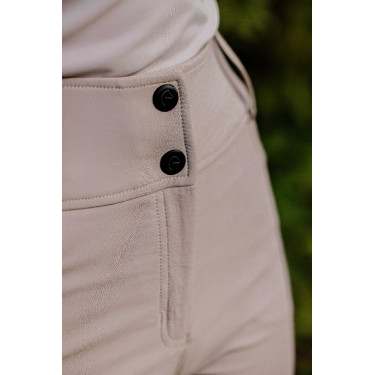 Pantalon Equithème Queen femme Taupe Marron