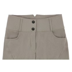 Pantalon Equithème Queen femme Taupe Marron