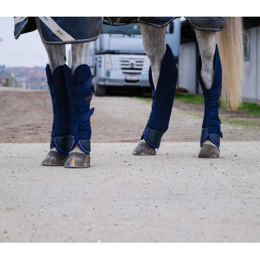 Transportbeschermers Equithème Classic Marineblauw