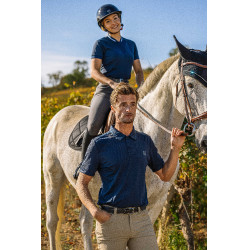 Polo Equithème Eric Bleu marine Polo Equithème Eric Bleu marine