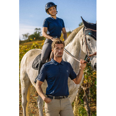 Polo Equithème Eric Bleu marine Polo Equithème Eric Bleu marine