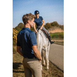 Polo Equithème Eric Bleu marine Polo Equithème Eric Bleu marine