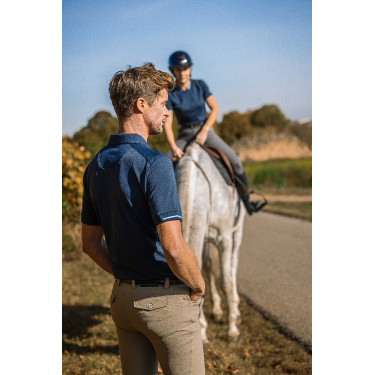 Polo Equithème Eric Bleu marine Polo Equithème Eric Bleu marine