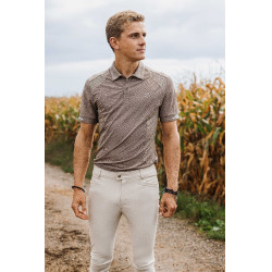 Polo Equithème Eric Taupe Bruin
