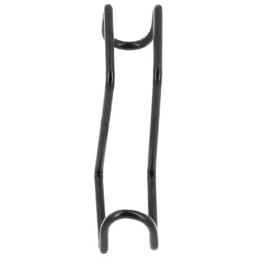 Porte-bride court Hippotonic à crochets Noir