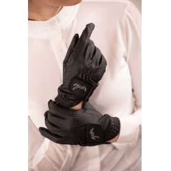Gants Pisma Strass Pénélope Noir