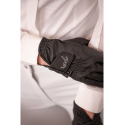 Gants Pisma Strass Pénélope Noir