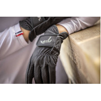 Gants Pisma Strass Pénélope Bleu marine