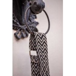 Bandoulière Pénélope Noir / écru