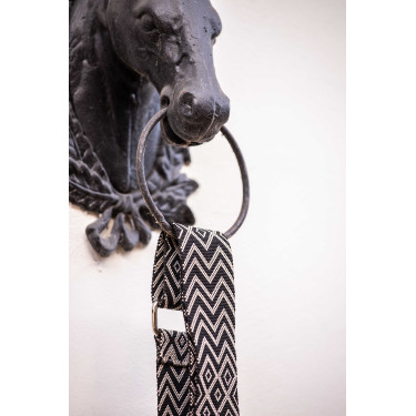 Schouderriem Pénélope Zwart / écru Schouderriem Pénélope Zwart / écru