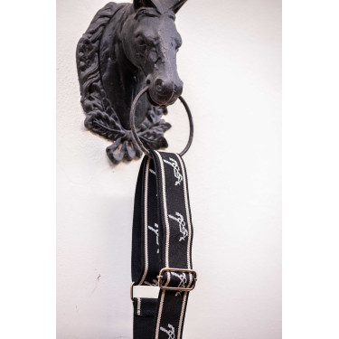 Bandoulière Pénélope Logo Noir / écru