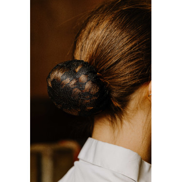 Haarnetje Equithème Kant Zwart