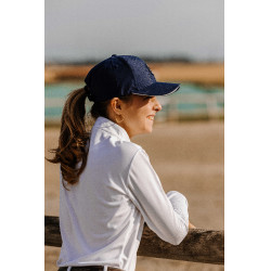 Polo mesh Equithème Buffy Blanc