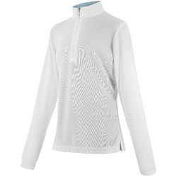 Polo mesh Equithème Buffy Blanc