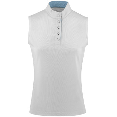 Polo mesh Equithème Molly Blanc