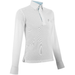 Polo mesh Equithème Dany Blanc Polo mesh Equithème Dany Blanc