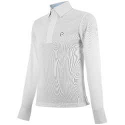 Polo mesh Equithème Dany Blanc Polo mesh Equithème Dany Blanc