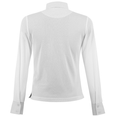 Polo mesh Equithème Dany Blanc Polo mesh Equithème Dany Blanc