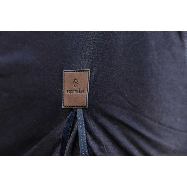 Equithème Micro mesh overhemd Marineblauw Equithème Micro mesh overhemd Marineblauw