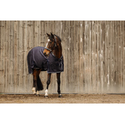 Overhemd Equithème Vague Marineblauw